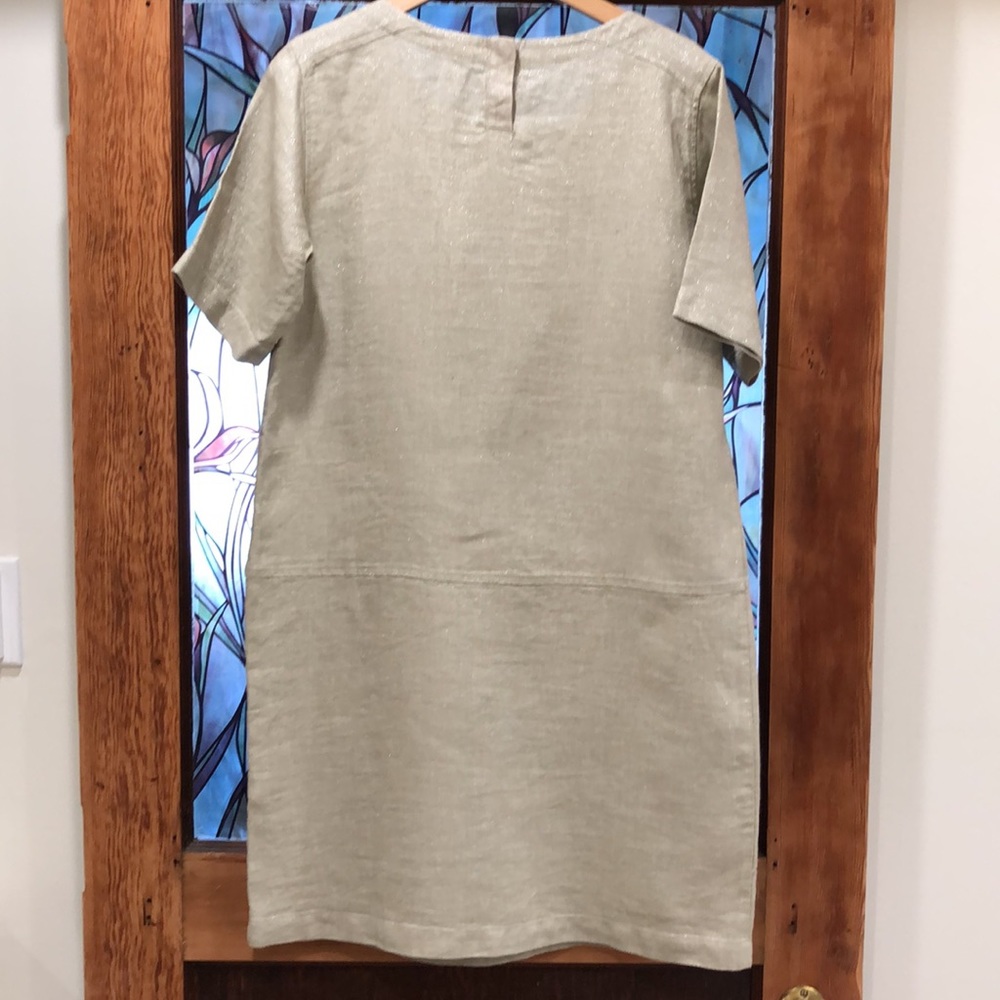 Eileen Fisher twinkle linen dress - Picture 2 of 10